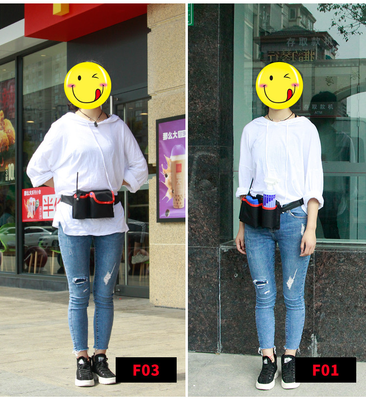 清洁保洁家政腰包肯德基麦当劳酒吧ktv腰包餐饮酒店服务员工具包