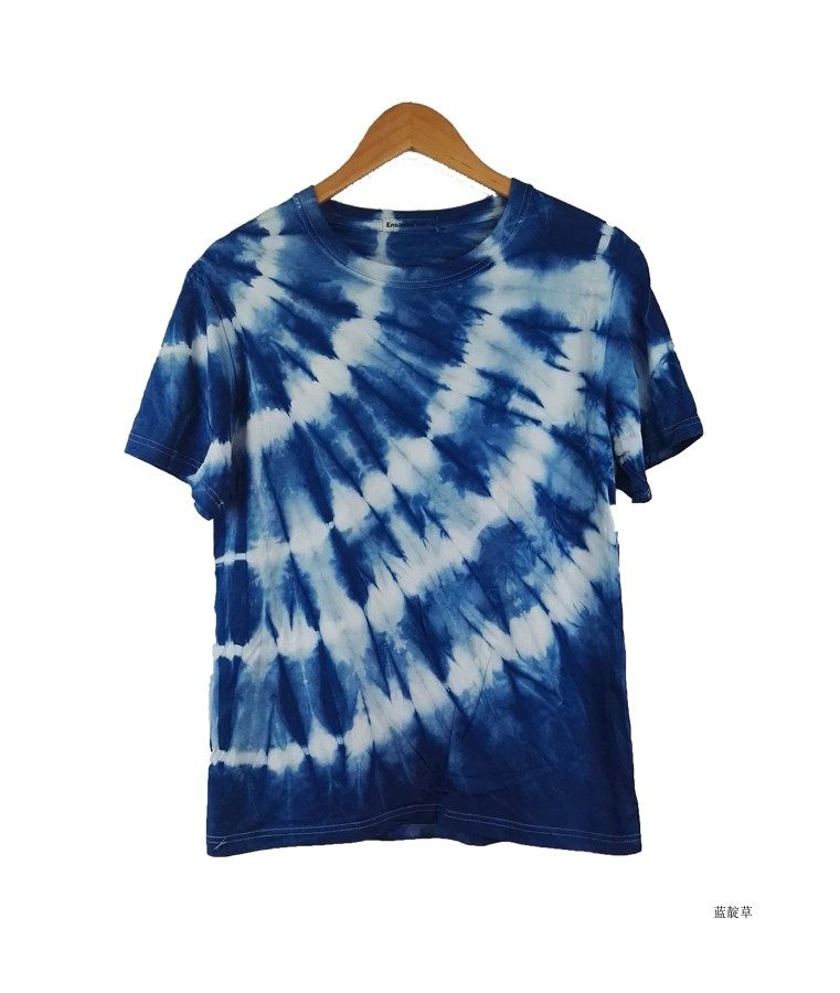 特色植物手工服装民族服饰礼品贵州蓝靛定制扎染t恤