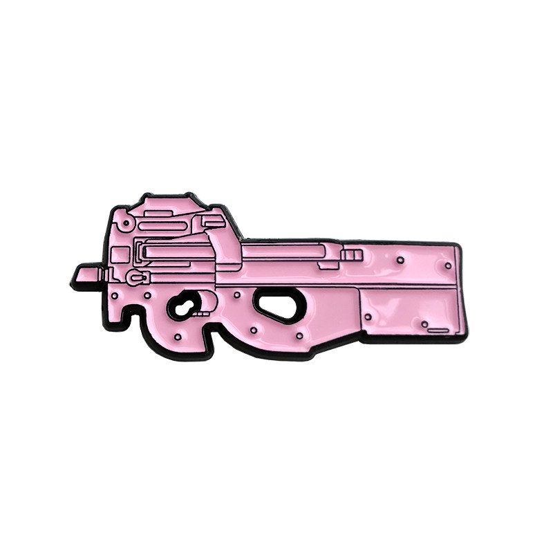 tjk新款粉色p90烤漆徽章盲袋限量隐藏配色胸针