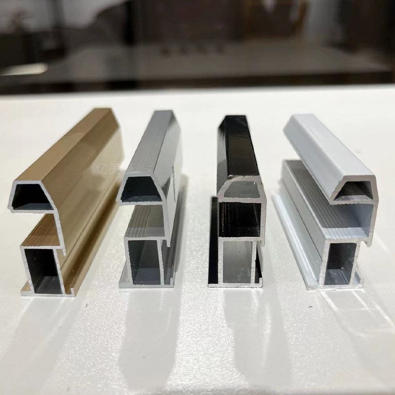 衣柜厂家直销铝合金柜门型材极简移门材料推拉门厨房门