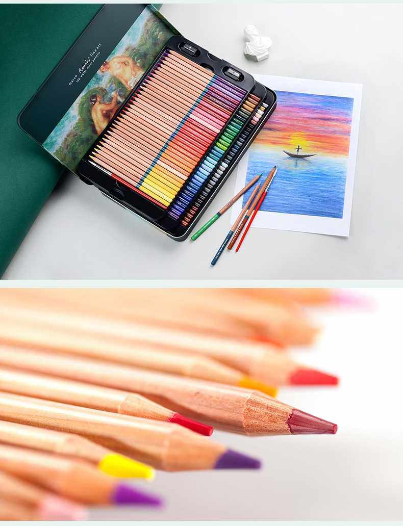 特价绘画油性120色马可诺阿雷诺阿3100铅笔彩色铅笔