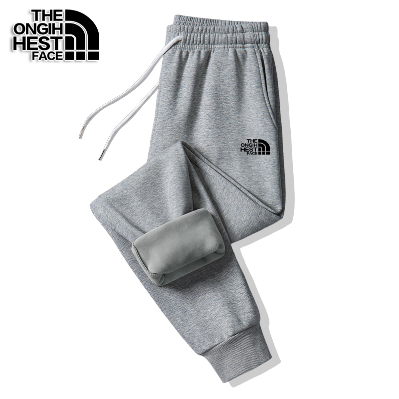 运动裤男士休闲长裤子男2021新款宽松束脚春秋冬季加绒加厚灰卫裤