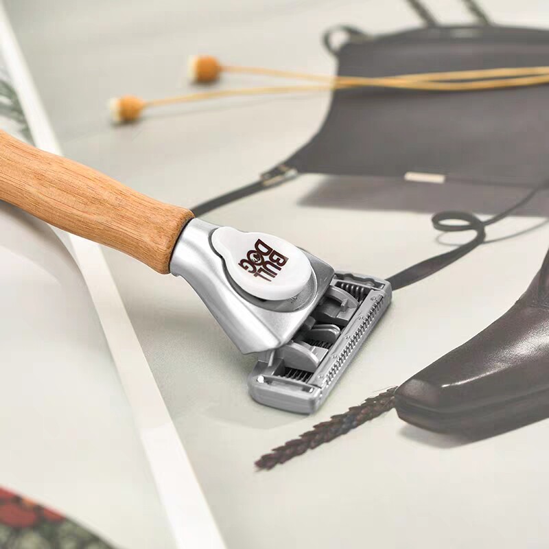 英国bulldog斗牛犬竹节剃须刀原装进口手动刮胡刀5层刀片剃须刀