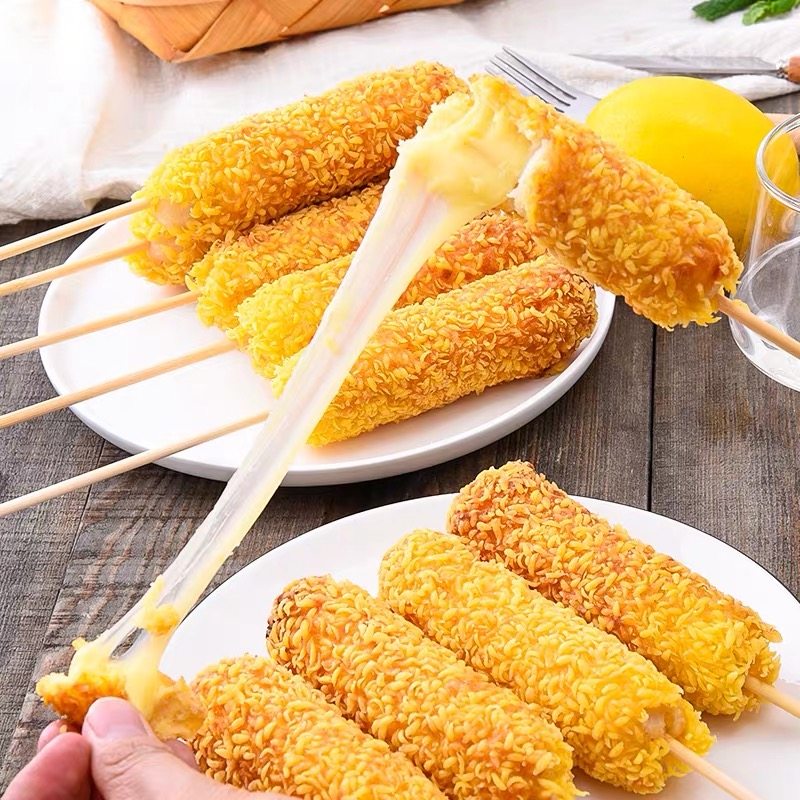 拉丝热狗整箱900g10包韩国丝芝抖音奶酪香肠