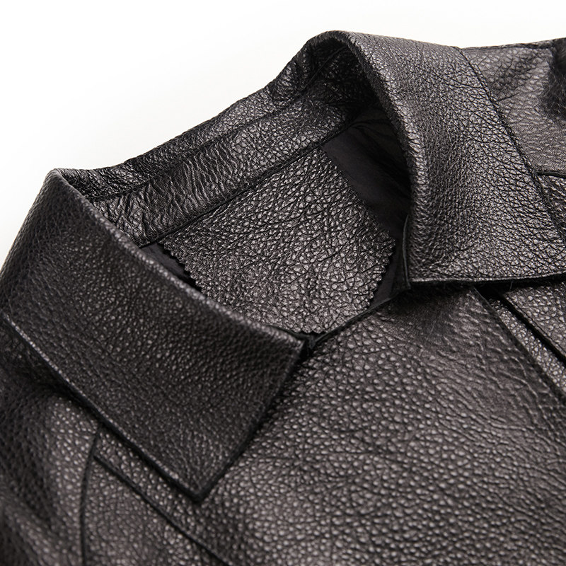 ed海宁泡皮绵羊皮皮衣女中长款韩版宽松休闲2020秋季新款真皮外套