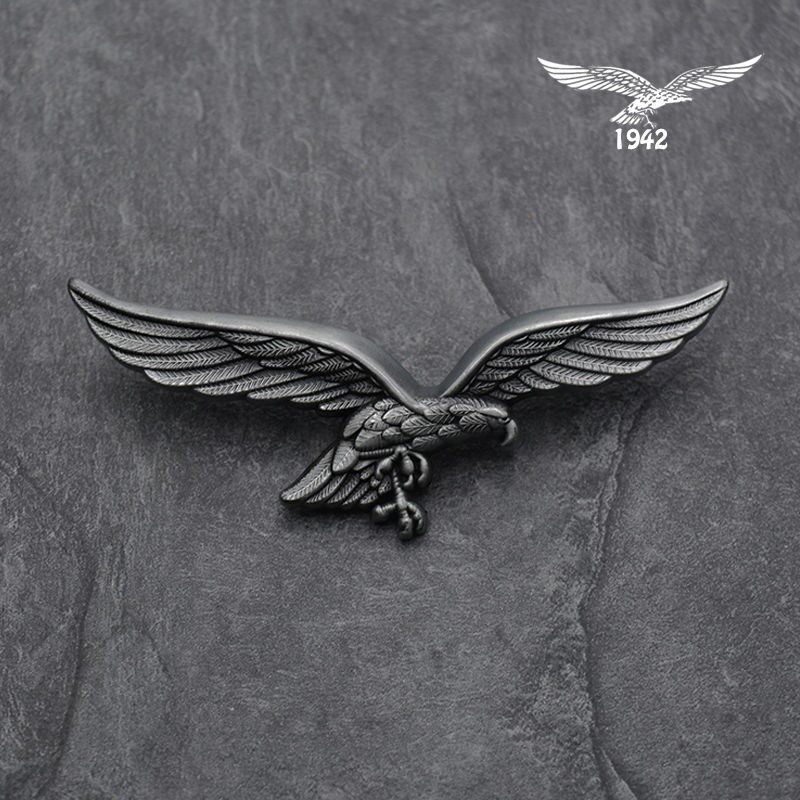 二战美军德军飞翔帝国之鹰空军飞鹰胸针胸章胸针