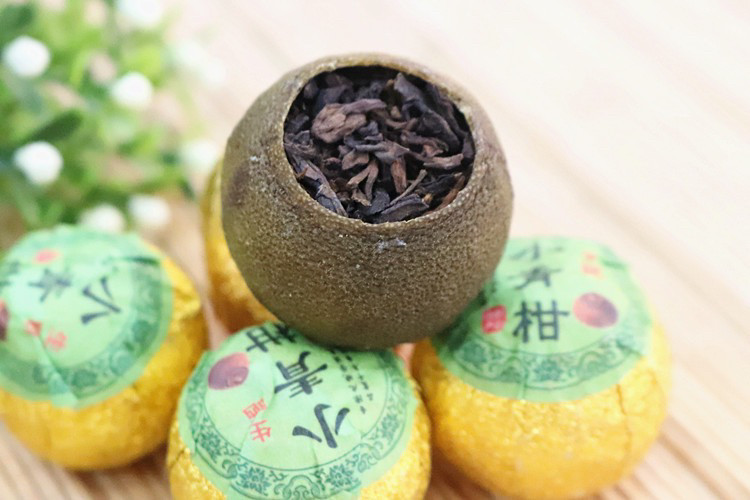 新会小青柑柑普茶云南普洱茶柑果柑仔500克清香版纸