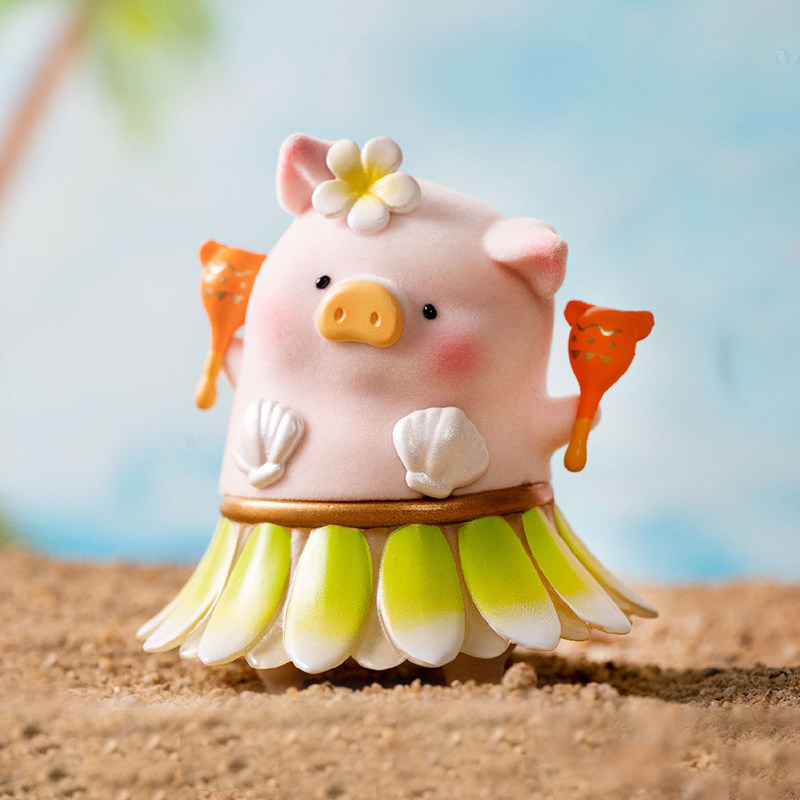 运动友趣工社lulu盲盒手办公仔健身小猪罐头创意礼盒