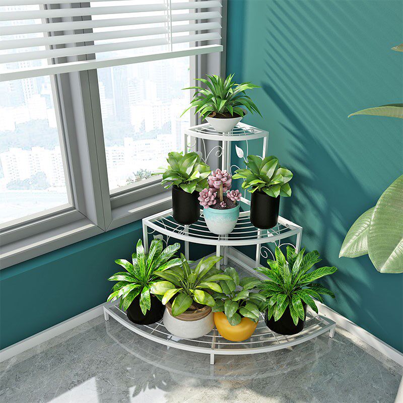 飘窗花架摆花花架子落地梯形多肉专用盆景阳台省花架