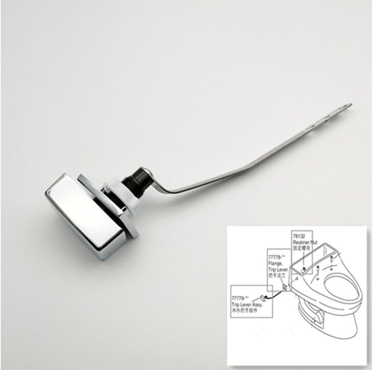 通配科勒k33843386马桶把手扳手侧面按钮座便器其它卫浴配件