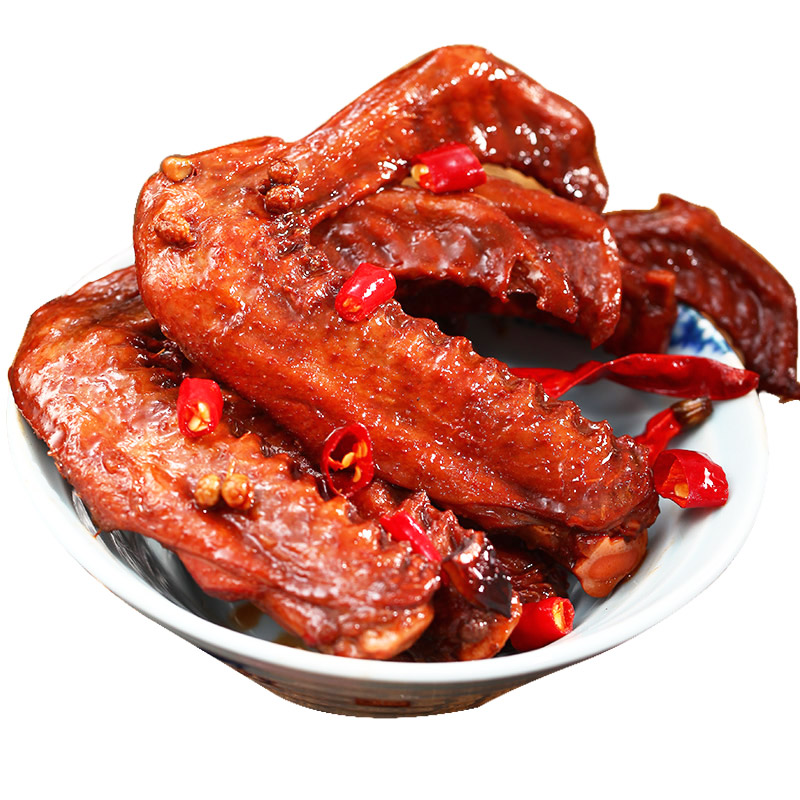 念着你】魔味香辣鸭翅320g麻辣味翅膀真空小包装卤味零食小吃包邮