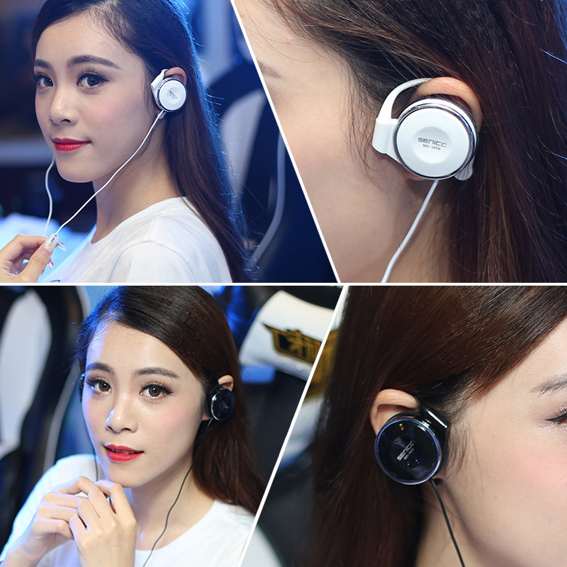 头戴式耳机后挂式耳机有线耳机带麦克风手机电脑音乐耳机挂耳式耳麦
