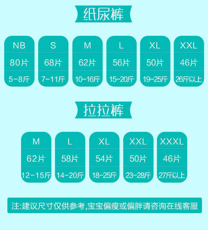 正品品柔丫纸尿裤nbsmlx超薄透气一体式拉拉裤新生纸尿裤