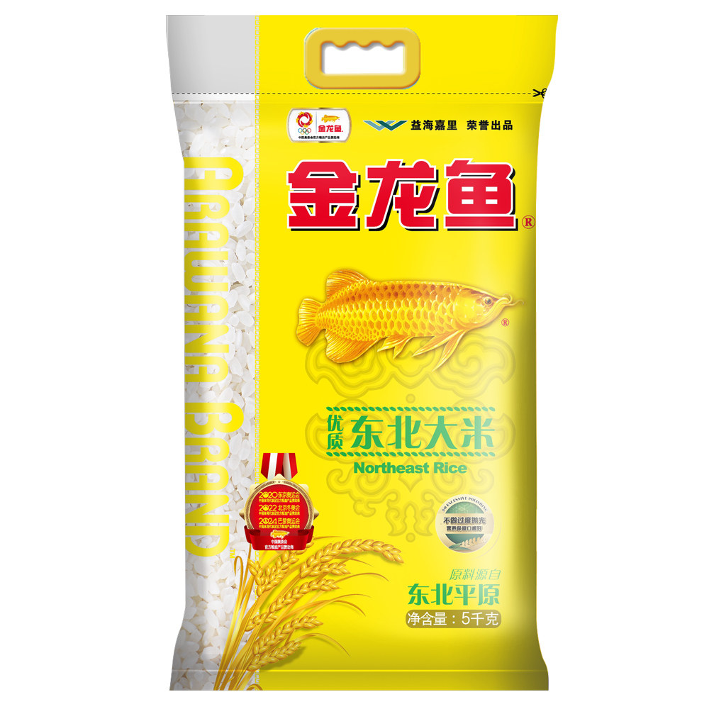 金龙鱼东北大米优质东北大米5kg粳米珍珠米