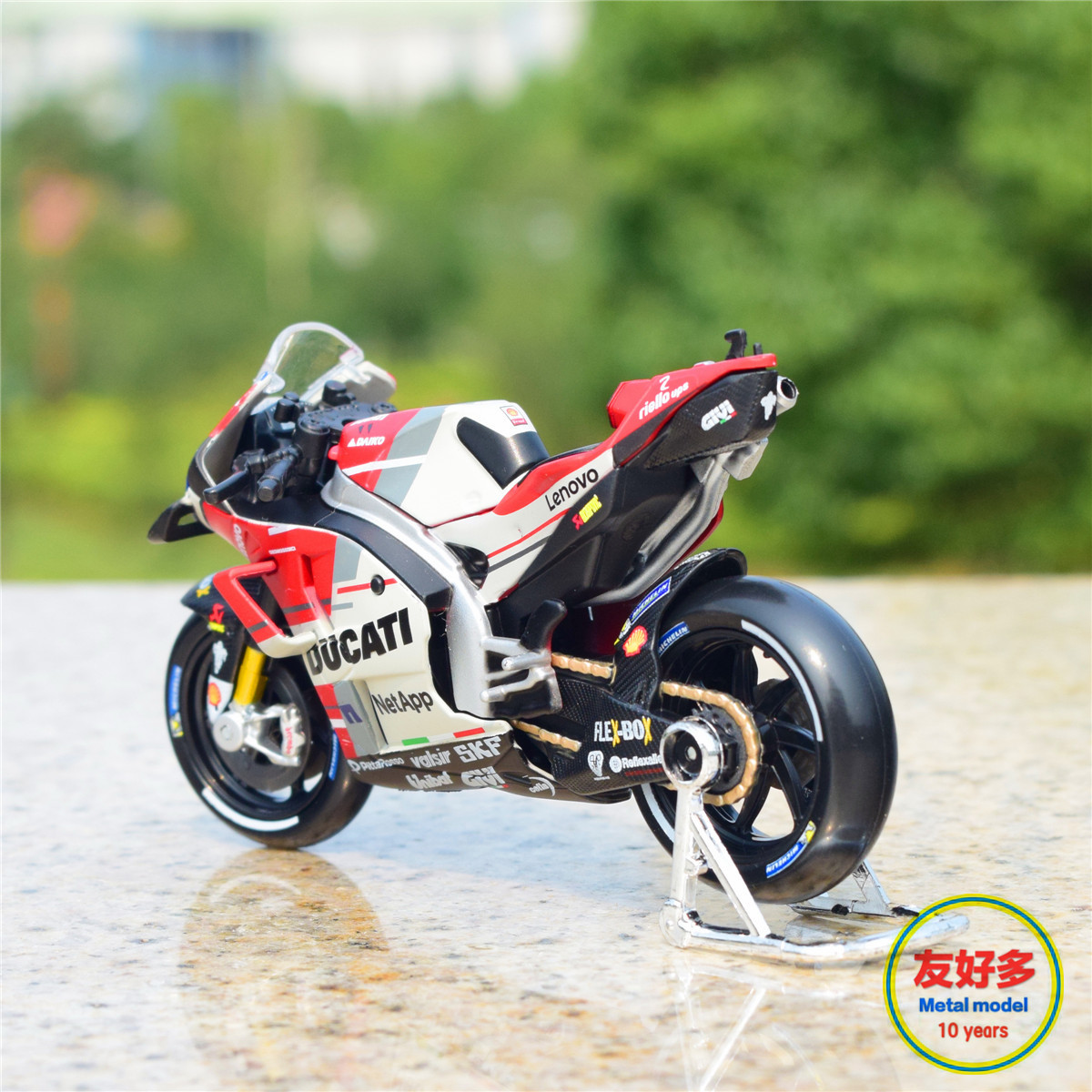 1:18 moto gp 摩托gp赛车 杜卡迪车队04号战车仿真合金机车模型