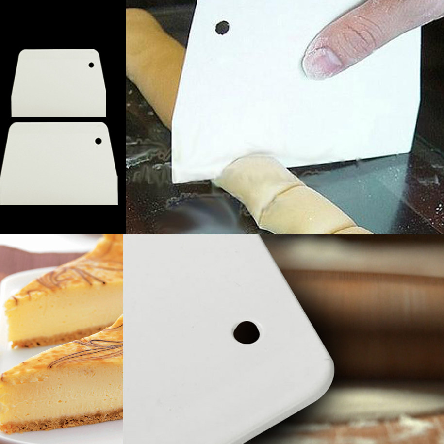 刮板蛋糕刮刀塑料肠粉切面锯齿软刮片平面抹刀其它烘焙器具