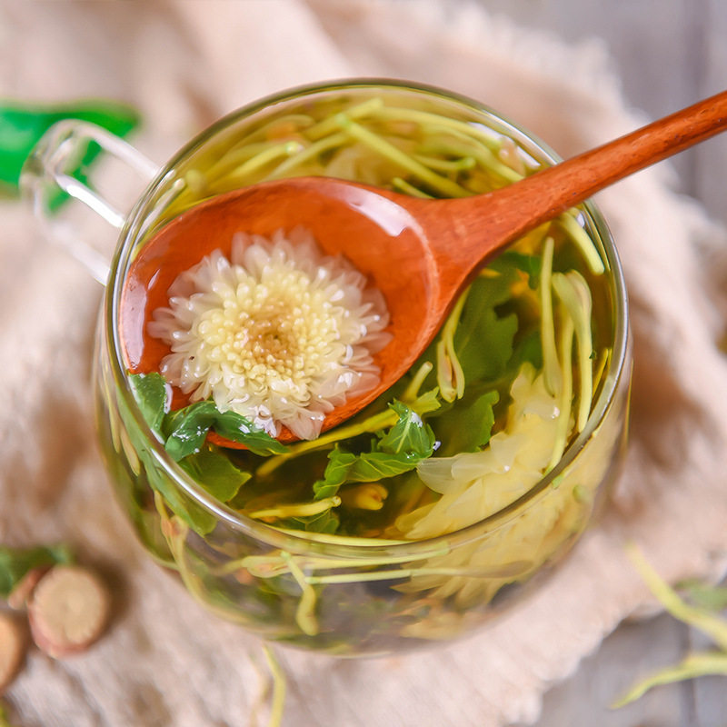 金银花凉茶桑叶茶花茶礼盒装薄荷荷叶春季燥热代用