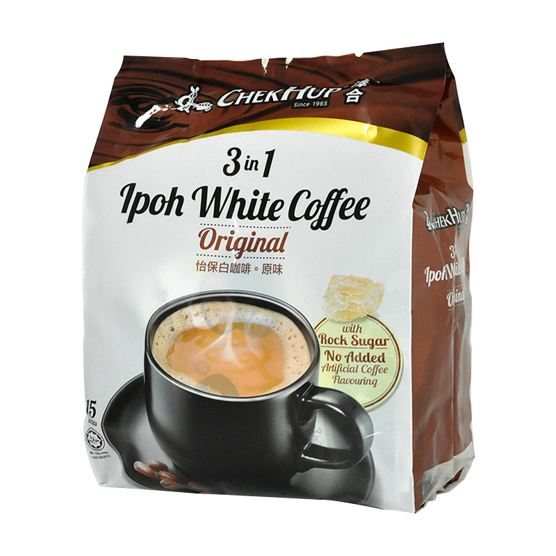 泽合怡保白咖啡马来西亚进口三合一经典原味速溶咖啡600gx2袋