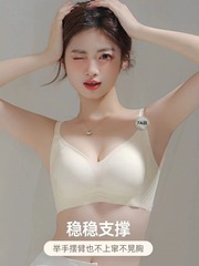 升级提拉7.0无痕内衣女薄款夏季大胸显小胸聚拢无钢圈下垂文胸A4价格比较