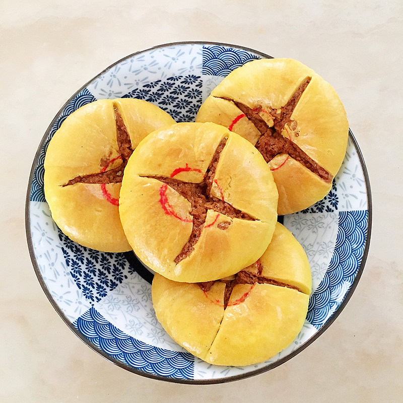 广东潮汕特产咸香五香香饼怀旧零食小吃传统月饼