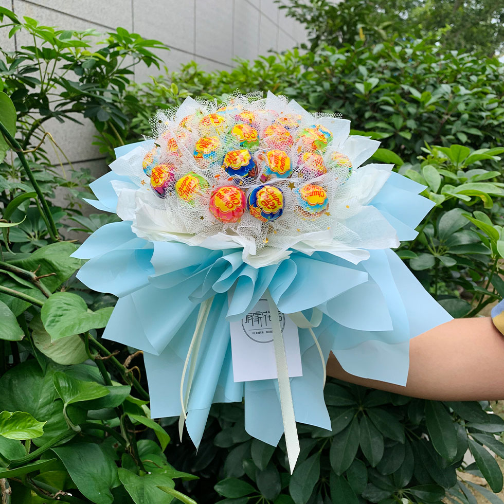 棒棒糖网红创意糖果花束万圣节闺蜜孩子女友同事卡通花