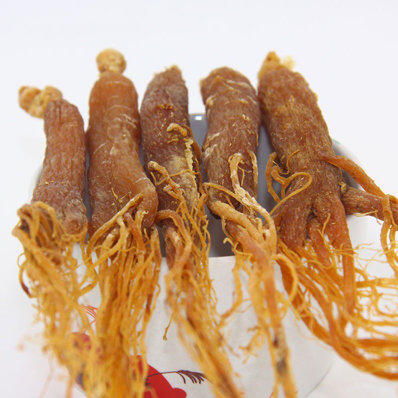 红参长白山人参东北红全切片500克装包邮人参