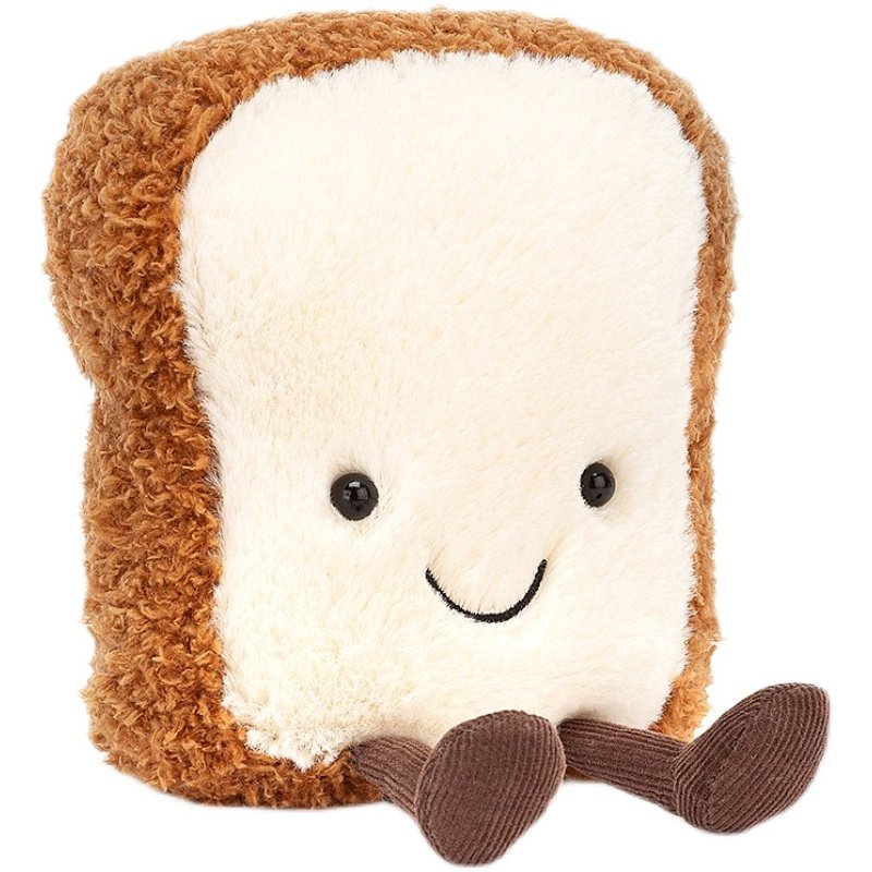 英国jellycat趣味法式巧克力葡萄干面包牛角包马卡龙方饺子吐司