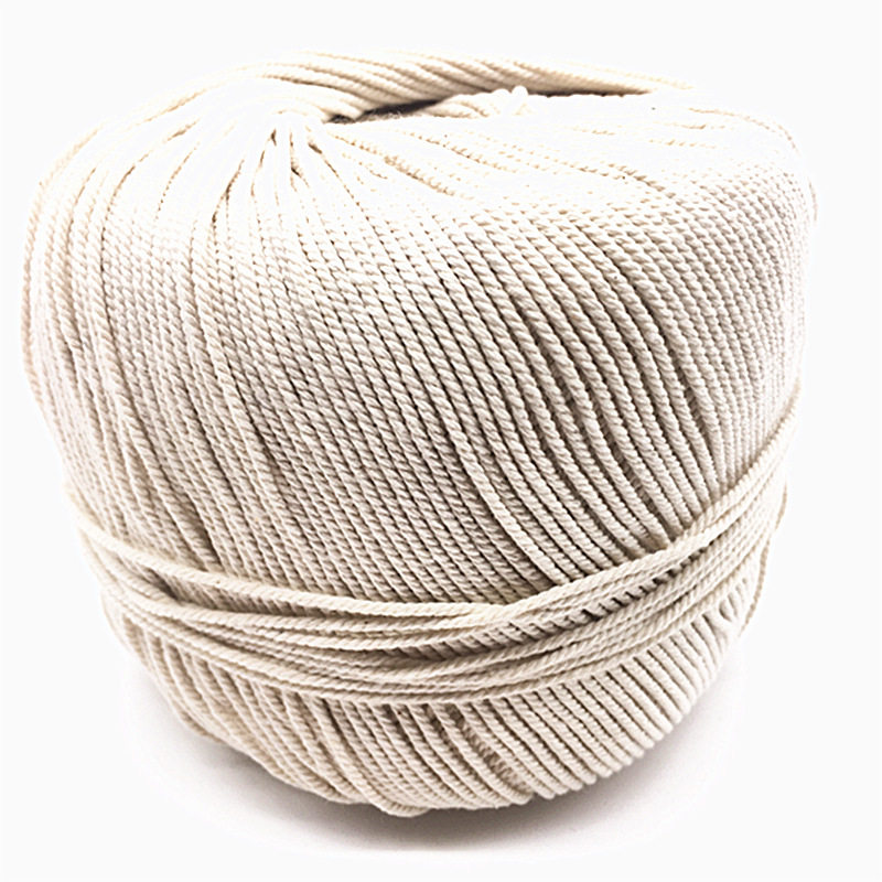 棉挂毯绳diy包边滚边棉绳吊牌绳嵌线编织绳 粽子绳纯本白棉麻绳线