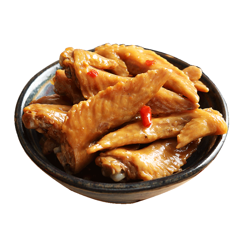 鸡翅零食卤味小吃温州特产尖卤鸡尖鸡肉零食