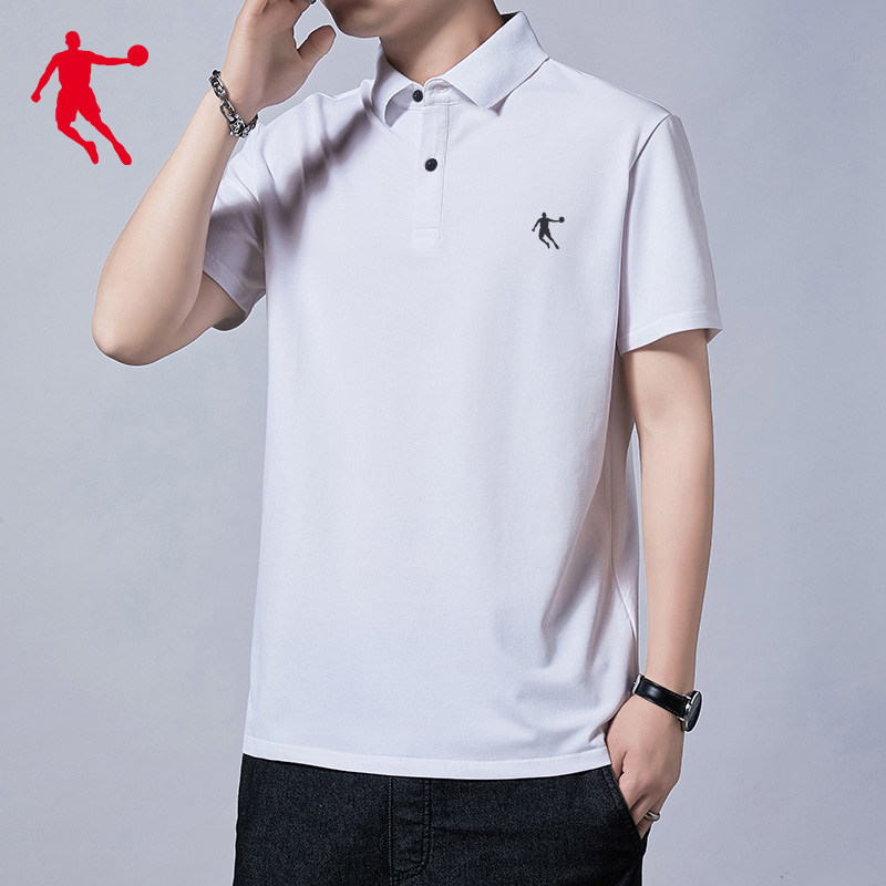乔丹短袖男装夏季新款速干polo衫