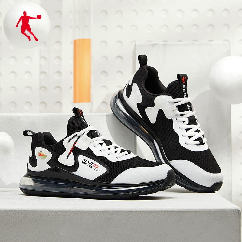 乔丹运动鞋男鞋2021秋冬季新款正品全掌气垫休闲鞋跑步鞋