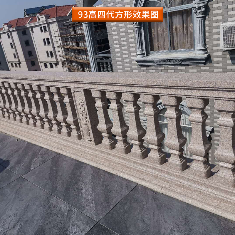 罗马柱现浇护栏模具水泥柱子方形花瓶栏杆别墅阳台栏杆pp模型模板