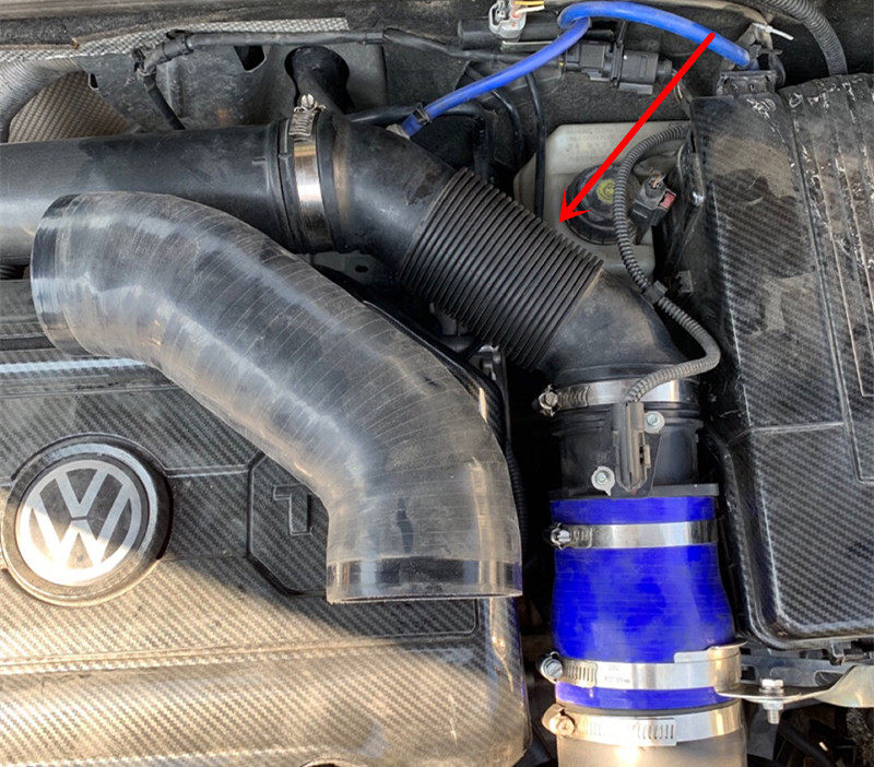 气管进气大众迈腾高尔夫gti速腾二代ea888改装进气歧管