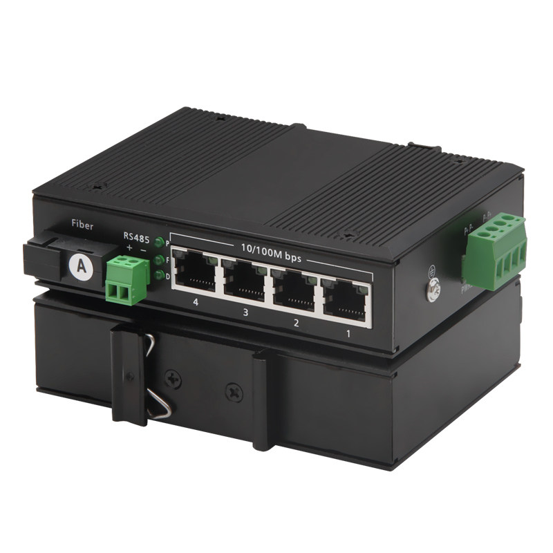 汤湖工业4路百兆网络双向数据光端机一对道路光端机