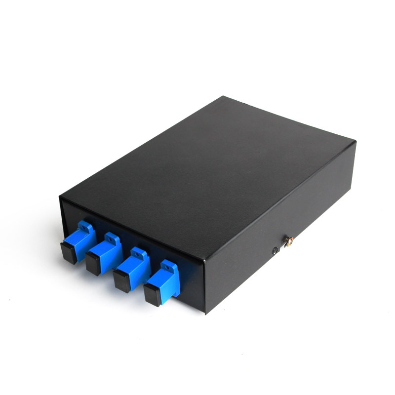 汤湖4口sc光纤终端光线熔接接续光缆接头光纤终端盒