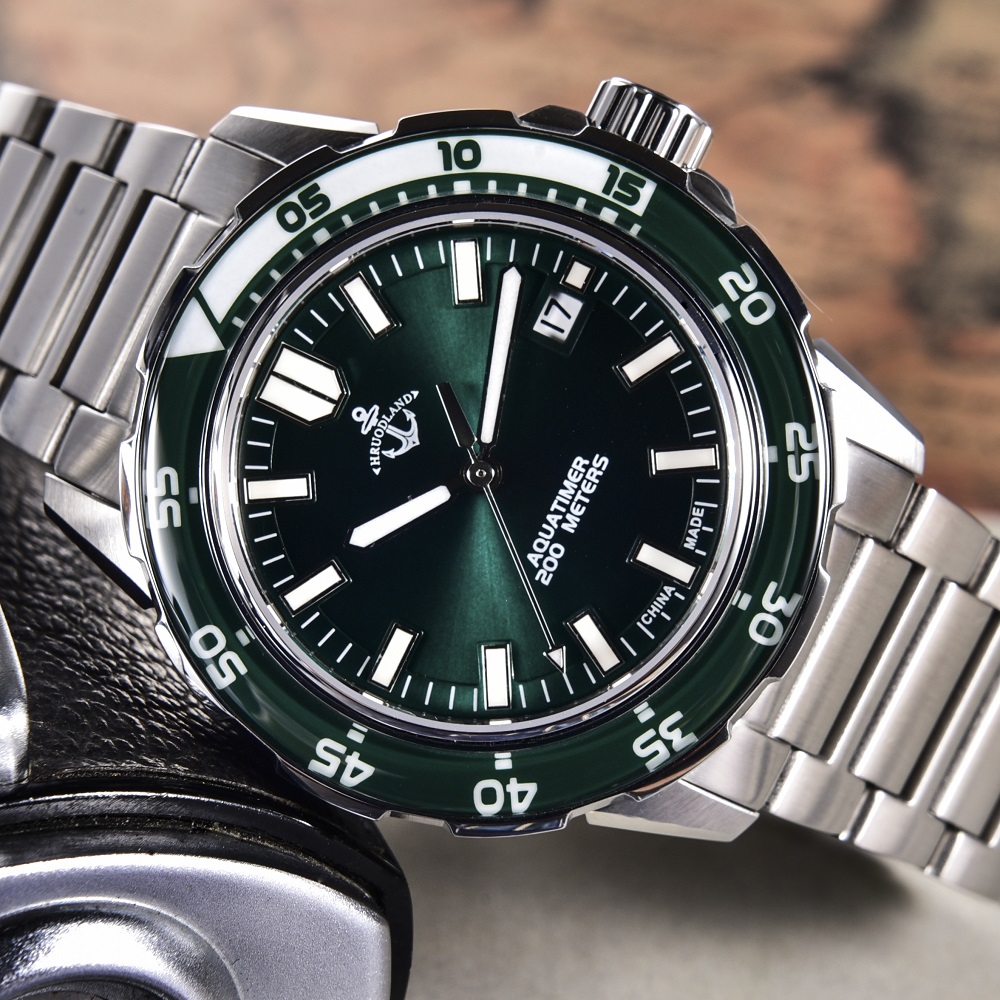 观辰海洋钢款潜水表BGW-9超级夜光蓝宝石精钢机械表男