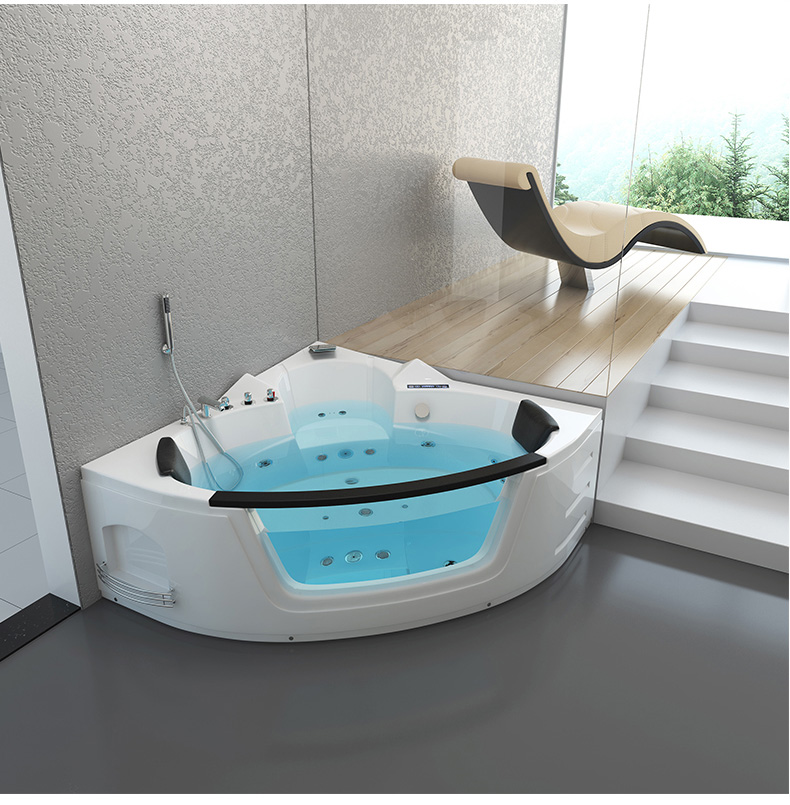 浴缸按摩双人家用智能恒温自动加热按摩浴缸