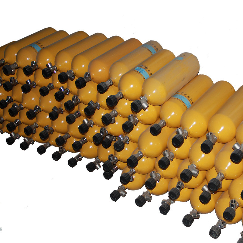 正压式消防空气呼吸器备用瓶 钢瓶 5l6l气瓶可非/碳纤气瓶 30mpa