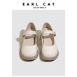 Earl cat leather leather shoes women's shoes summer 2022 new single shoe flat sole shoe girl summer Mary Zhen shoes Earl cat leather leather shoes women's shoes summer 2022 new single shoe flat sole shoe girl summer Mary Zhen shoes