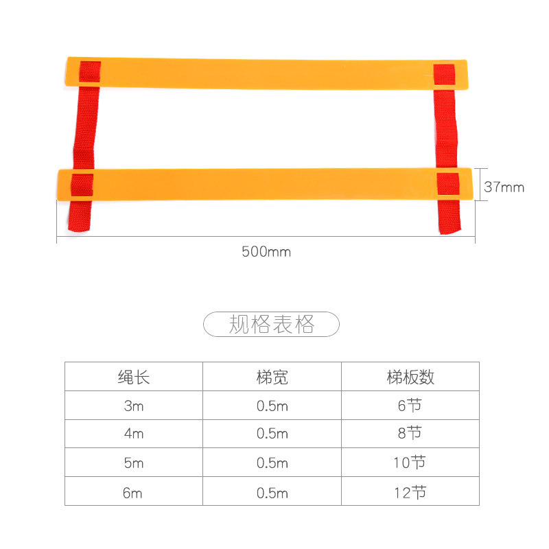 训练感统训练器器材敏捷梯绳绳梯幼儿园亲子玩具感统训练器材