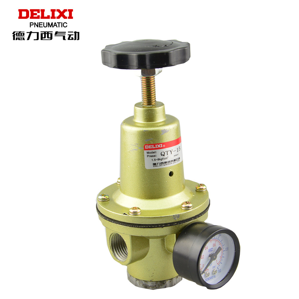 德力西空压机气泵气动减压调压阀气处理可调调节气动元件