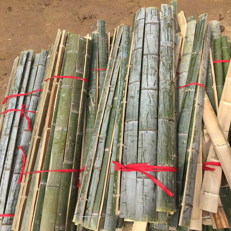 大棚片竹片竹条农用毛竹片竹批子竹条小拱棚支架菜地栅栏竹子片条