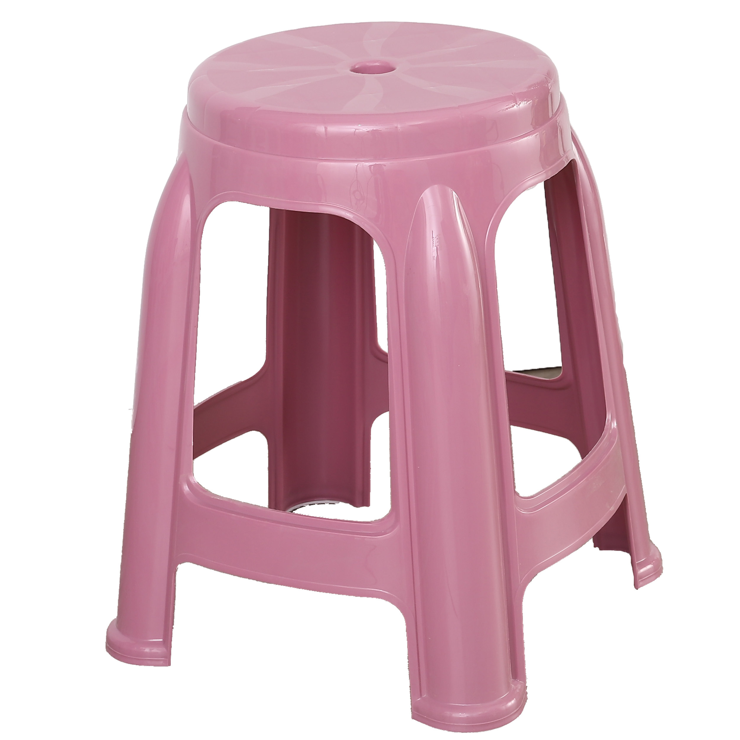 家用塑料凳高板凳成人餐桌高凳商用可叠放胶椅饭店加厚胶凳高板凳