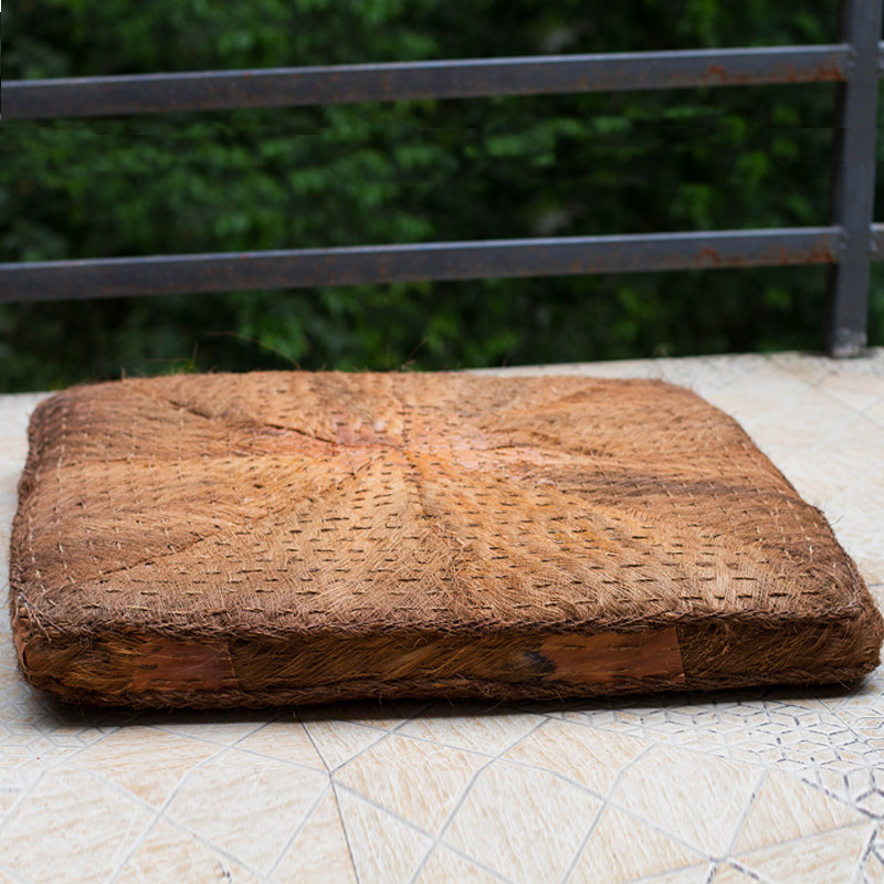 全山棕编编织方形蒲团日式静坐坐禅修打坐垫蒲团