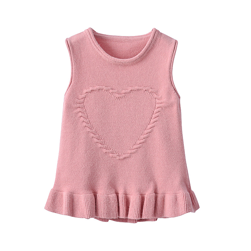 毛衣背心女童春秋儿童毛线宝宝女线针织清仓毛衣