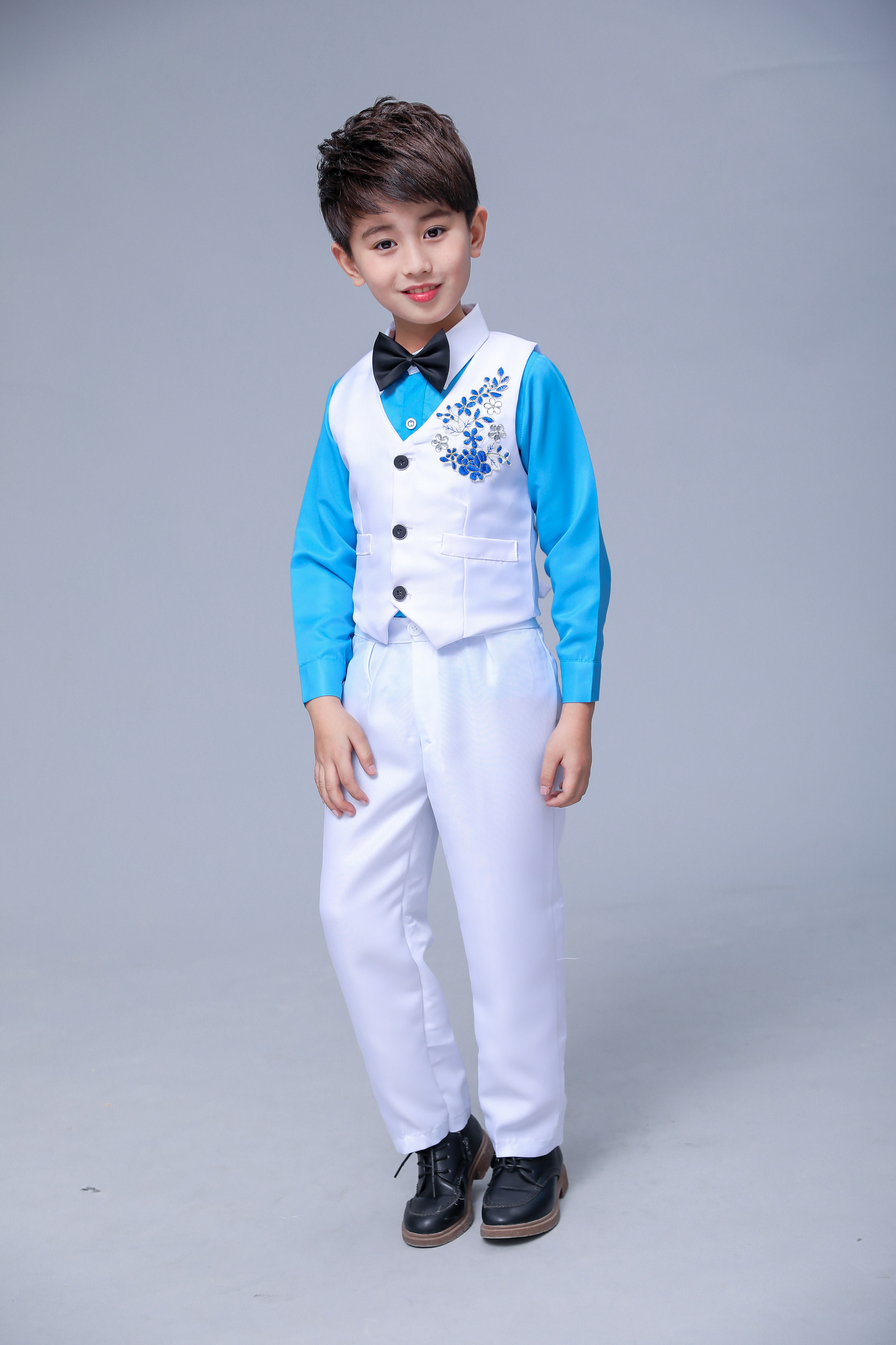 元旦儿童合唱团演出服中小学生大合唱服装男女童诗歌朗诵比赛表演