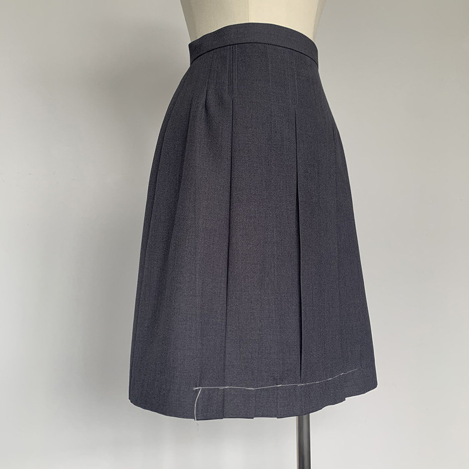 why基础缝合箱褶多色jk制服裙日校园学生校服