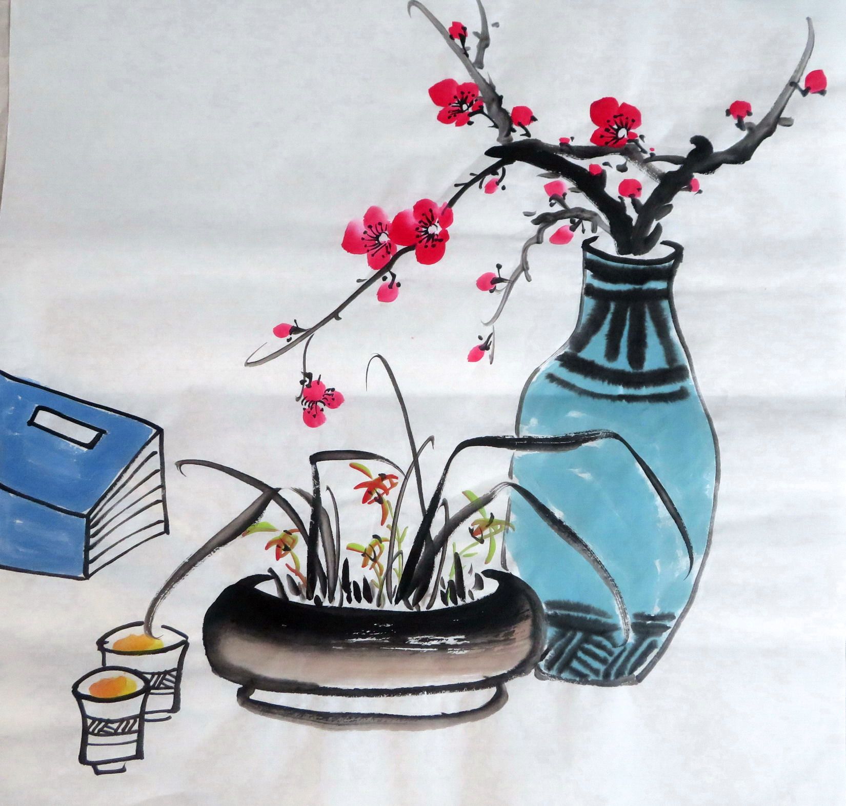 墨香香村特价构图齐全装饰国画字画花鸟画手绘国画