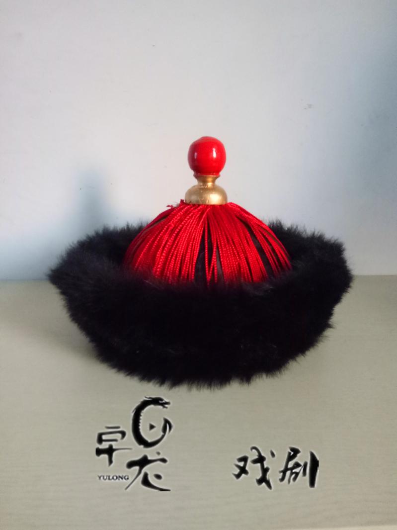 清朝皇帝暖帽满族王爷阿哥贝勒帽子影视成人民族服装