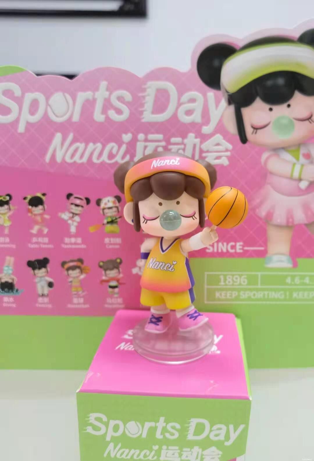 正版若态若来新品囡茜nanci运动会盲盒潮玩手办盒蛋